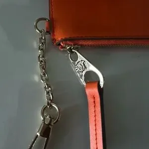 Versace★素敵!Orange Pebbled Leather Medusa Head Card Case Versace | Bags | Versace Womens Orange Leather Gold Medusa